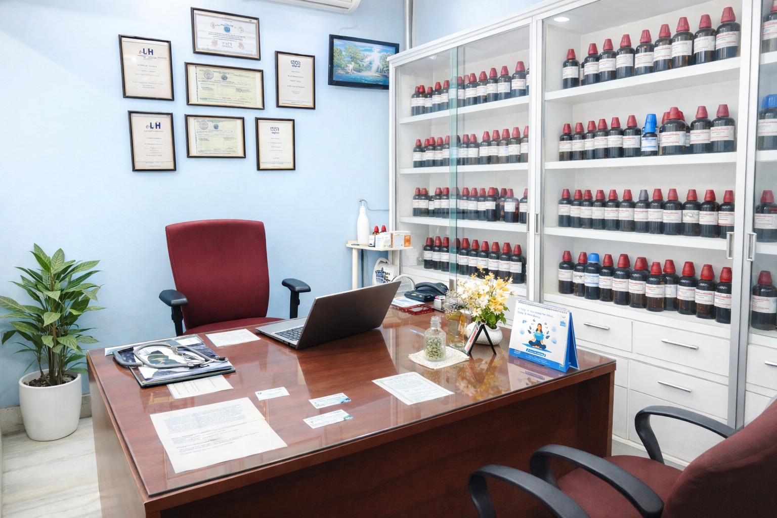 Dr. Jaiswal's Homoeopathy Clinic Consultation Room - Tarnaka, Hyderabad